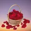 Rose Petals With Basket