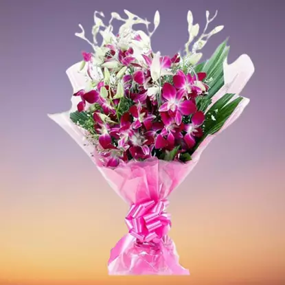 Wonderful Gift of Orchids Bouquet