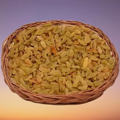 Picture of Raisins in a Basket