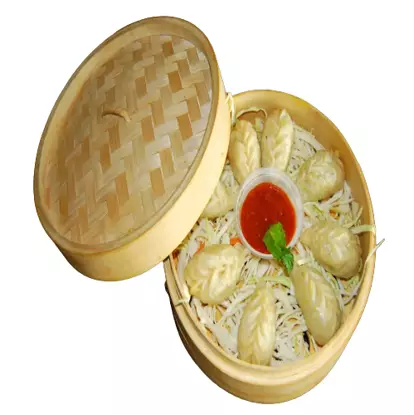 Picture of Steamed Veg. Momos (8 pcs )