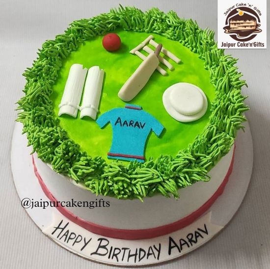 Picture of Cricket Theme Cake