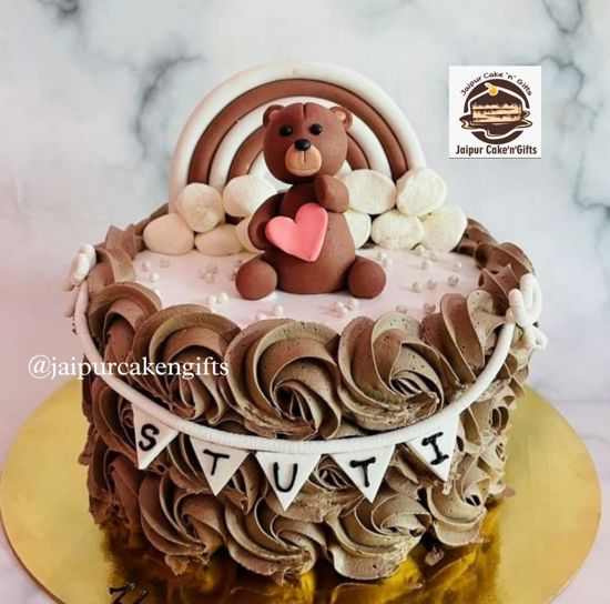 Picture of Brown Teddy Cake