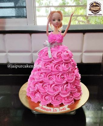 Picture of Barbie Doll Cake Design