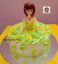 Picture of Green Doll Cake