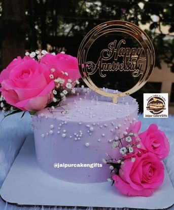 Picture of Pink Roses Cake