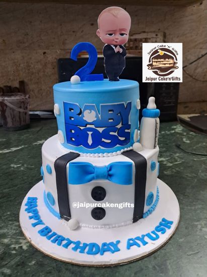 Picture of Baby Boss Theme Cake