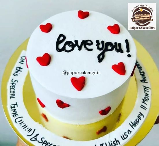 Picture of Love You Design Cake