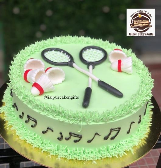 Picture of Badminton Cake Design