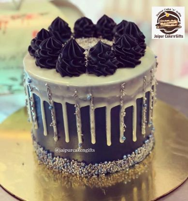 Picture of Royal blue Colour Design Cake