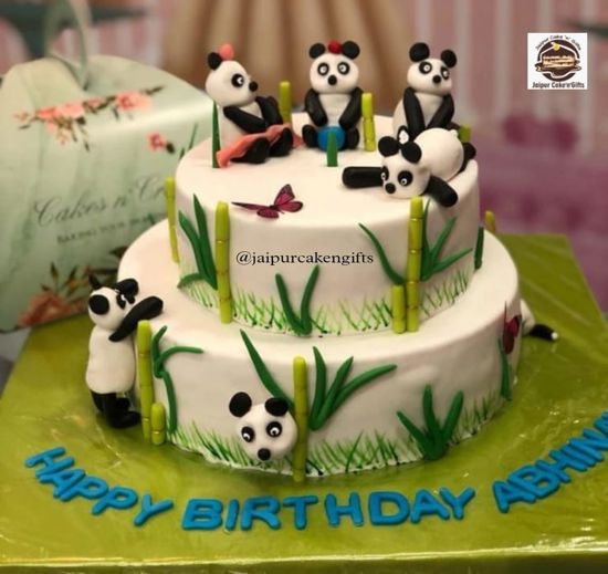Picture of Panda Theme Cake