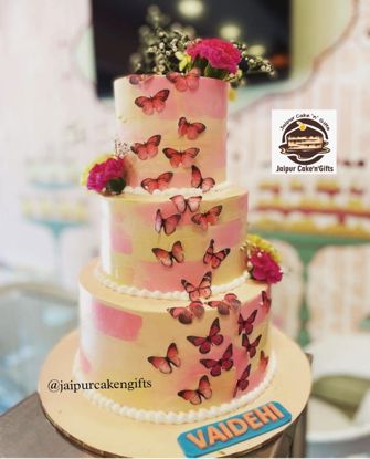 Picture of Multi Tier Butterfly Cake
