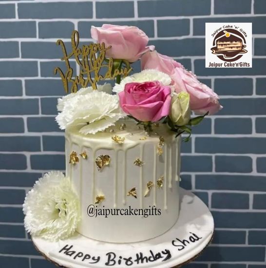 Picture of Beautiful Flowers Cake