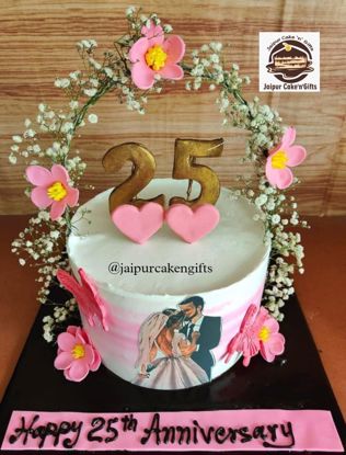 Picture of Special 25th Anniversary Cake