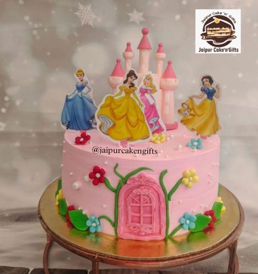 Picture of Princess Castle Theme Cake