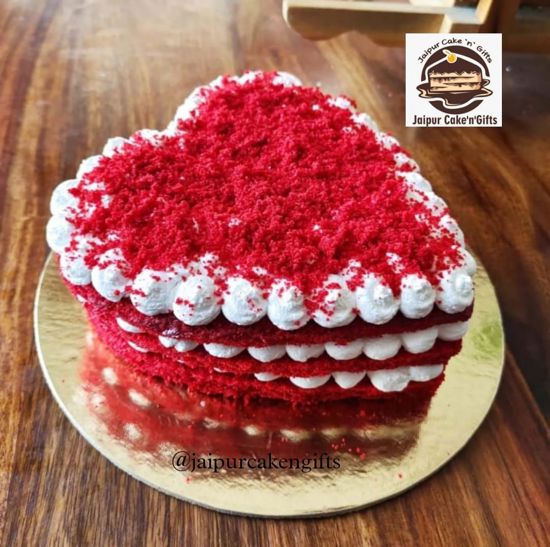 Picture of Heart Red Velvet Cake