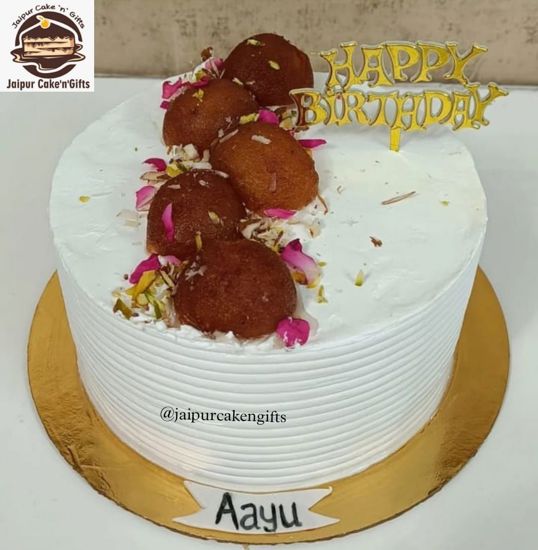 Picture of Gulab Jamun Cake