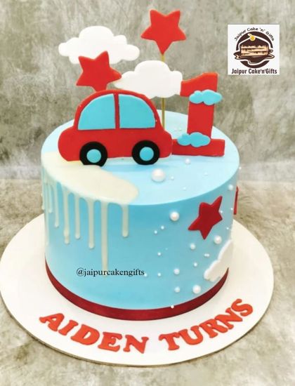 Picture of Car Theme Cake
