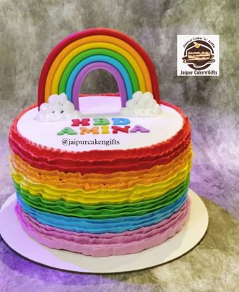 Picture of Rainbow Colour Design Cake