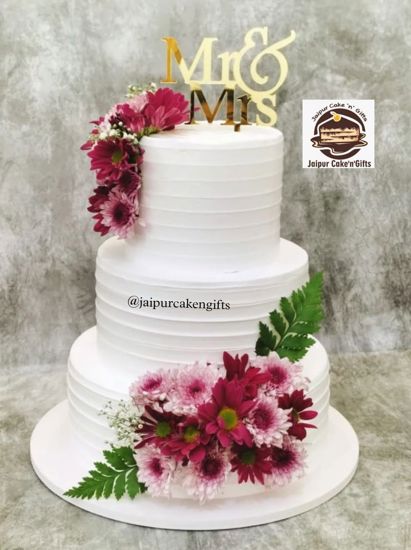 Picture of Flowers Cake Design
