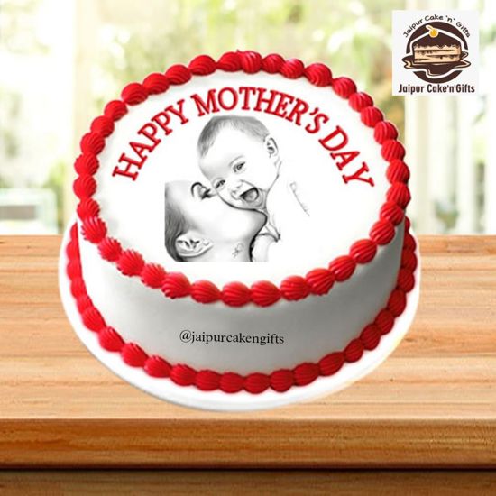 Picture of Mother child Photo Cake